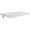 VEVOR Wall Mounted Folding Table, 39.37" x 19.69" Wall Mount Drop Leaf Table, Floating Desk with Iron Bracket, Fold Down Desk for Small Spaces
