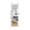 Fashion Simple Jewelry Storage Mirror Cabinet With LED Lights Can Be Hung On The Door Or Wall