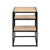 Modern Minimal Floating Shelf Side Table - Coastal Oak