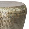 Preston - Metal Side Table - Antique Gold