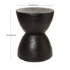 Hourglass-Shaped Side Table